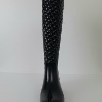 Ccilu - Дамски гумени ботуши Equstrian, черни, размер 38 / стелка 24 см./.          , снимка 5 - Дамски ботуши - 39706952