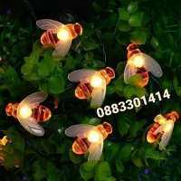 Соларни лампички Пчелички Соларни лампи гирлянд , снимка 2 - Соларни лампи - 41764288