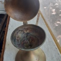 Старо бронзово кандило кадило N5, снимка 5 - Антикварни и старинни предмети - 42156893