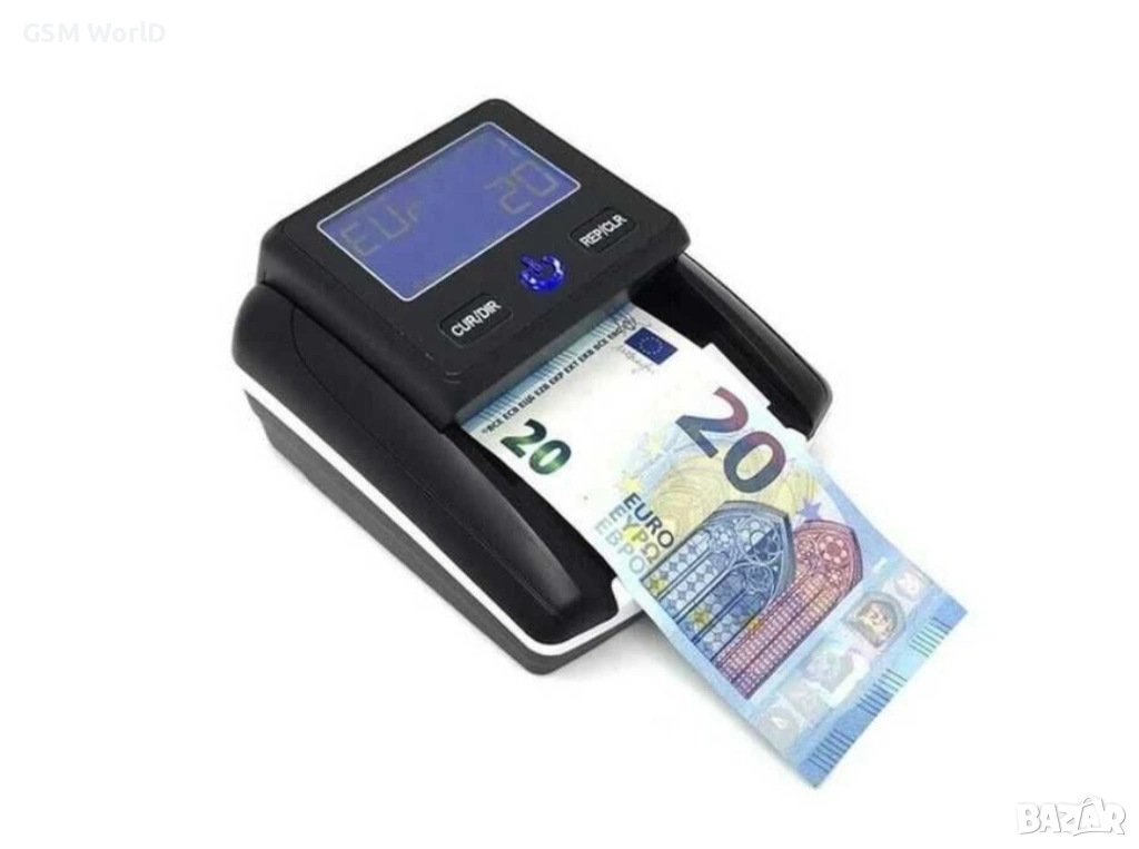 Детектор за фалшиви EURO банкноти/брояч, снимка 1