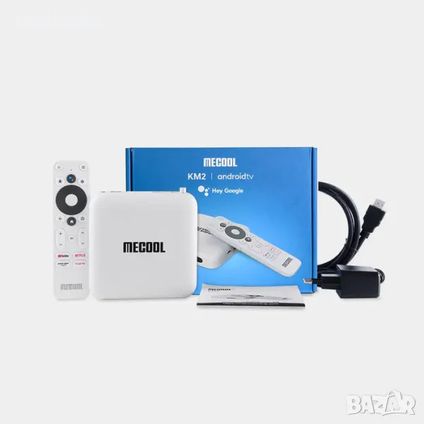 ТВ бокс MECOOL KM2 Android google and netflix certified, снимка 1