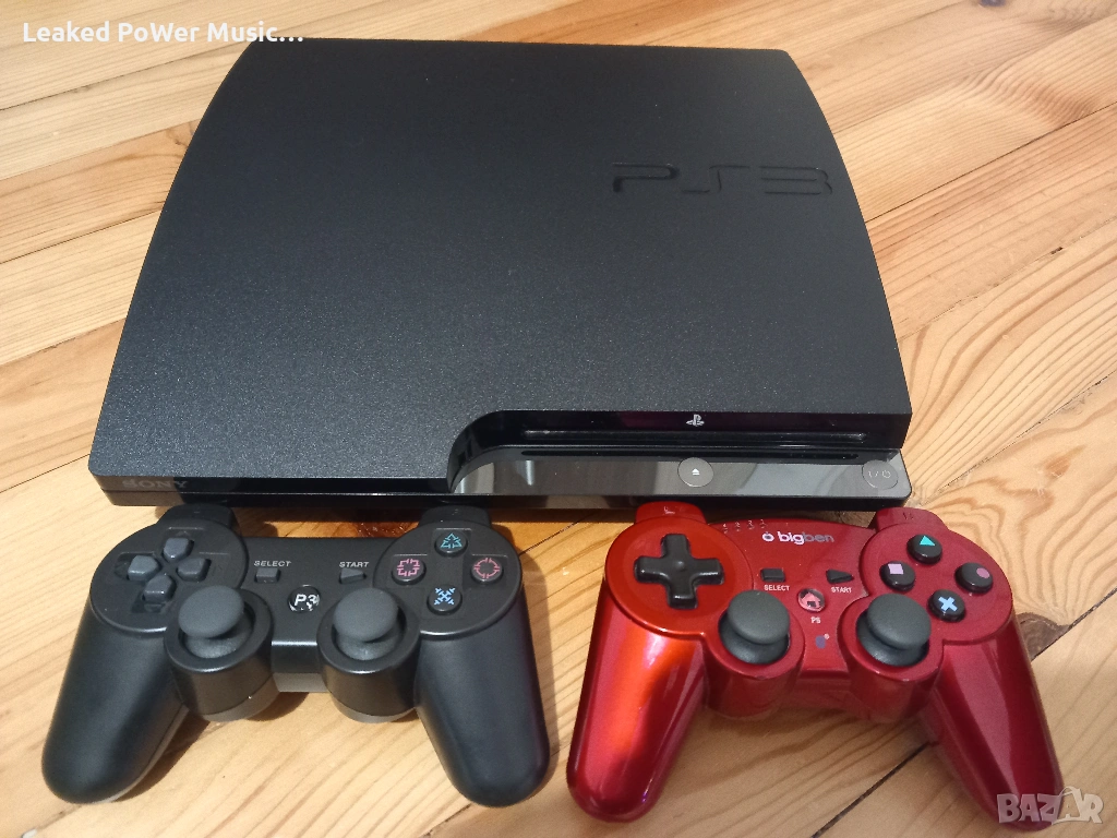 PS3 Slim 120GB Хакнат + игри, снимка 1