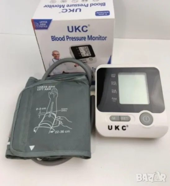 Автоматичен апарат UKC BL-8034, за измерване на налягане и пулс, снимка 1