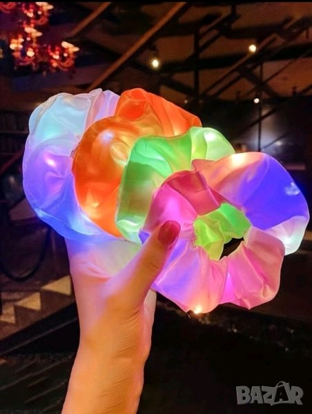 Светещо скрънчи за връзване на коса , снимка 1