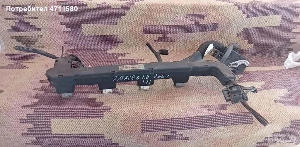 Инсталация  дюзи за Опел Зафира-Астра G 1.8 бензин  125к.с 2001г , снимка 1