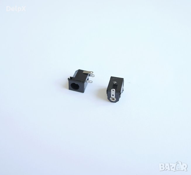 Букса захранваща за панелен монтаж 5,5x2,5mm(м), снимка 1