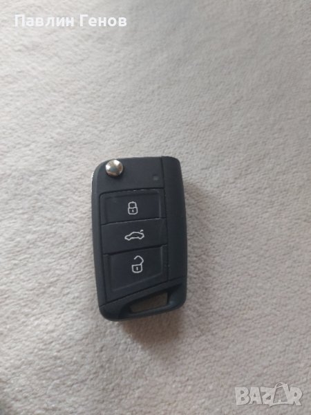Оригинален ключ Skoda 434Mhz , 5G0 959 752 , Шкода , VW , Volkswagen, снимка 1