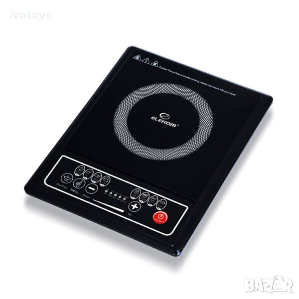 Индукционен котлон ELEKOM ЕК-7140 ID, 2000 W, Таймер, снимка 1