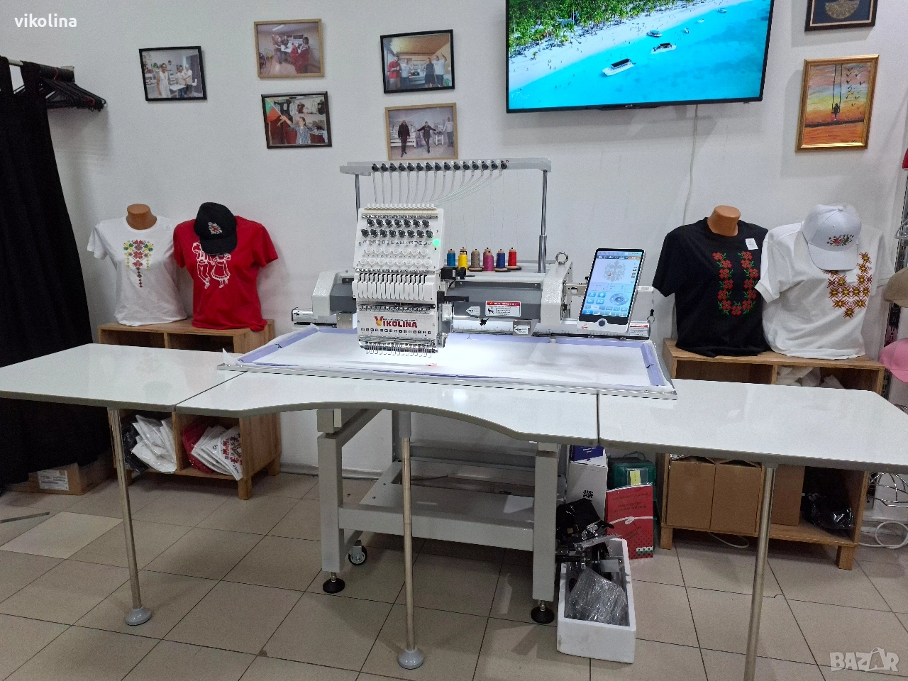 Бродировъчна машина 1250 Х 550 Нов модел, снимка 1