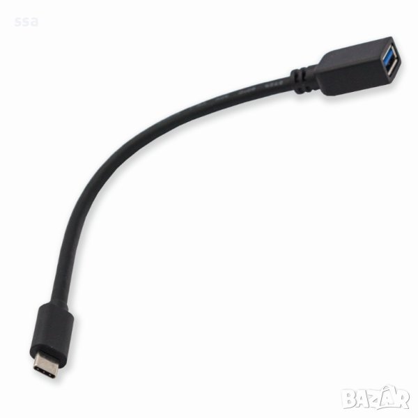 VCom Адаптер Adapter OTG USB3.1 type C / USB3.0 AF - CU409-0.2m - 24 месеца гаранция, снимка 1