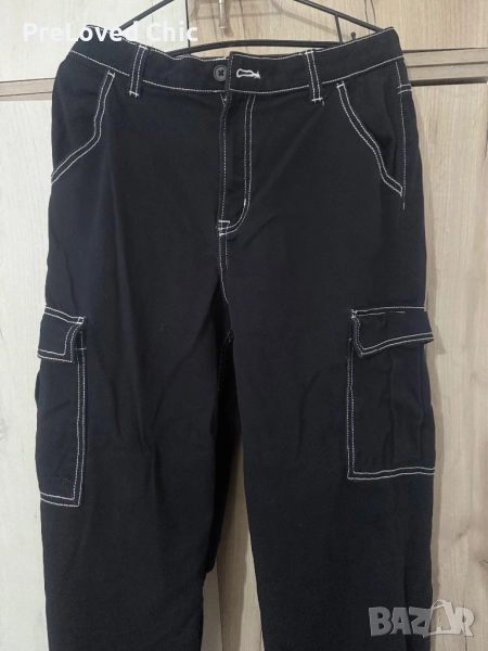 Черни дълги дънки , снимка 1