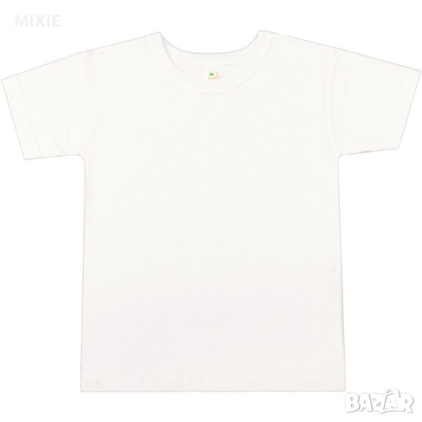 Нова детска бяла тениска с къс ръкав, снимка 1