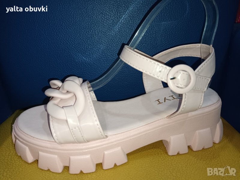 Дамски сандали YIYI F77, пудра, снимка 1