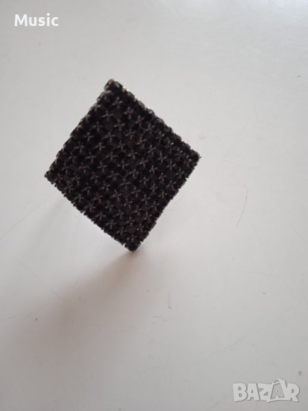 Нов дамски пръстен с черни камъни, снимка 1