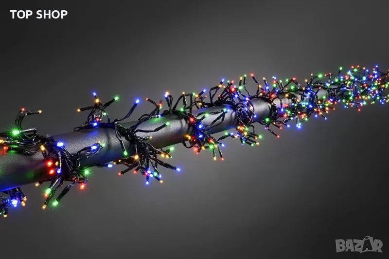 Светлинна верига LED  800 диода- 18 метра и дистанционно, снимка 1