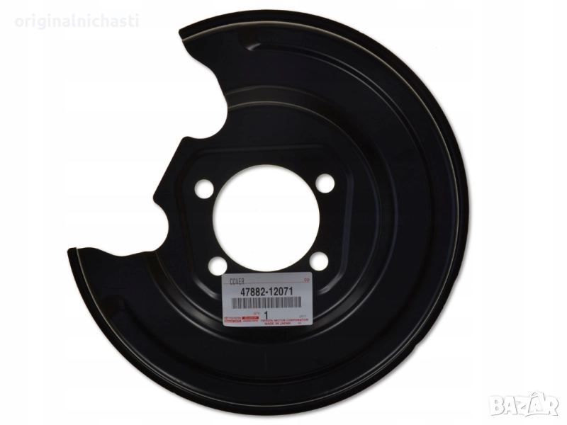Предпазна пластина лява задeн спирачен диск за ТОЙОТА АУРИС КОРОЛА TOYOTA 4788212071 47882-12071 OEM, снимка 1