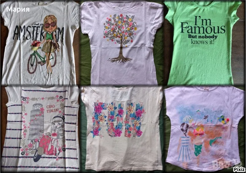 Тениски блузки нови Zara girls LСW от 152 до 164, снимка 1