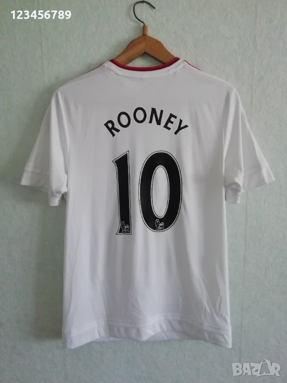 Manchester United Rooney Adidas оригинална нова тениска фланелка екип Рууни Манчестър , снимка 1
