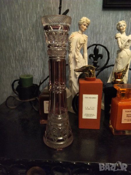 АРТ ДЕКО изумителна кристална ваза , снимка 1