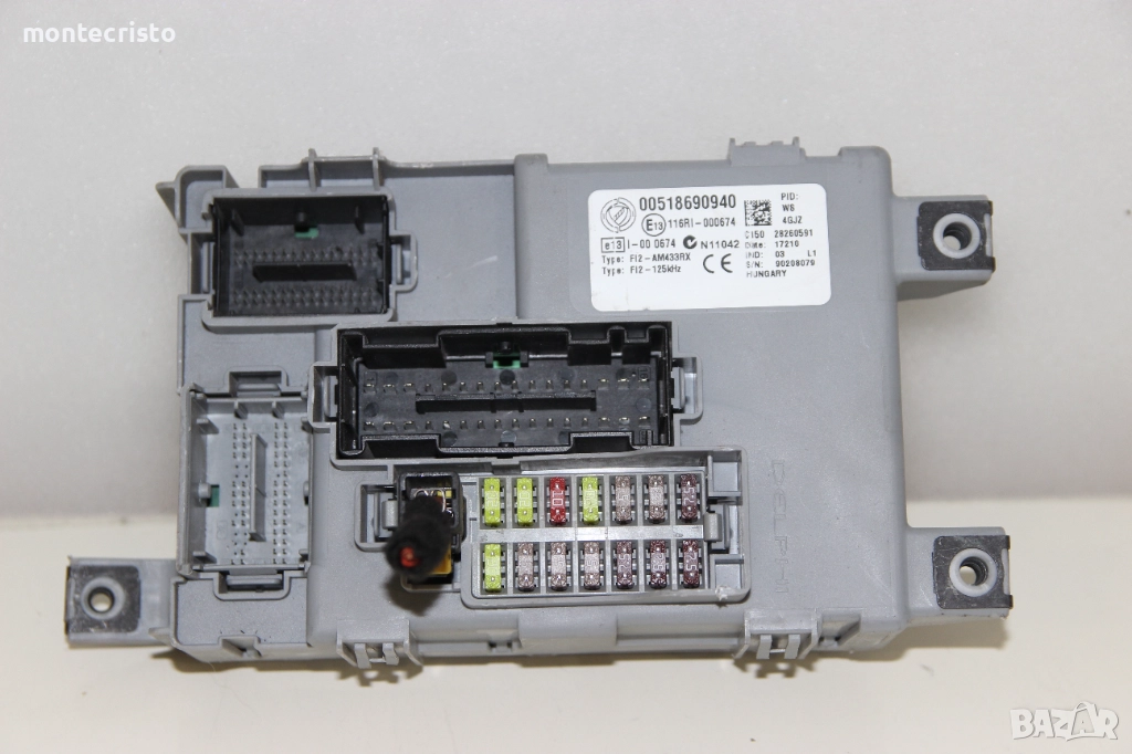 BCM модул Fiat Punto Evo (2009-2012г.) 00518690940, снимка 1