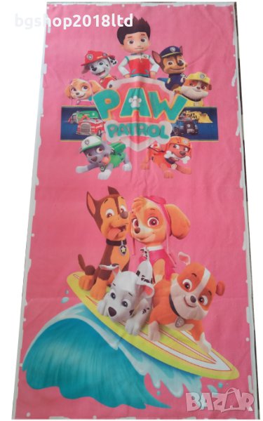 Плажна кърпа(хавлия) с Paw Patrol, снимка 1