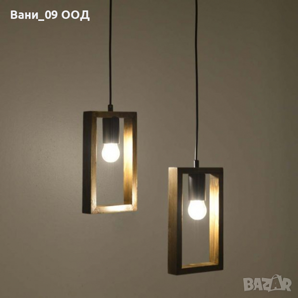 Висяща таванна лампа в индустриален стил, снимка 1