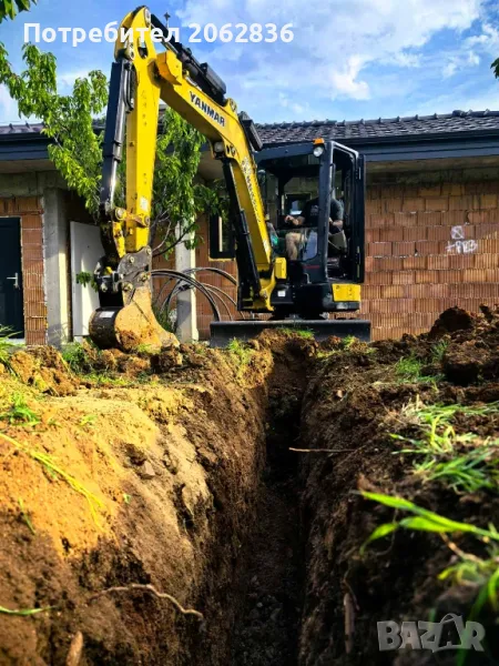 Багер под наем с оператор и самосвал до 5 тона., снимка 1
