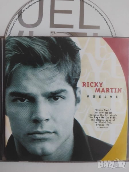 Ricky Martin – Vuelve - матричен диск музика, снимка 1