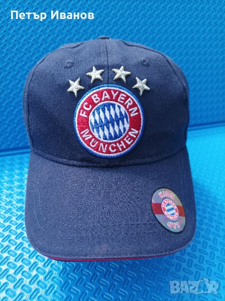 Синя шапка с козирка FC BAYERN MUNCHEN, снимка 1