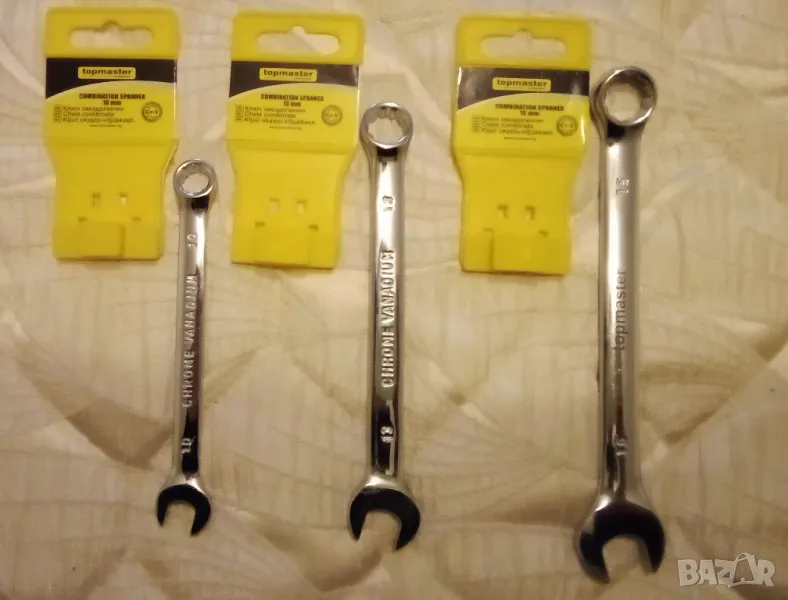 Продавам гаечни ключове 10; 13 и 15, снимка 1