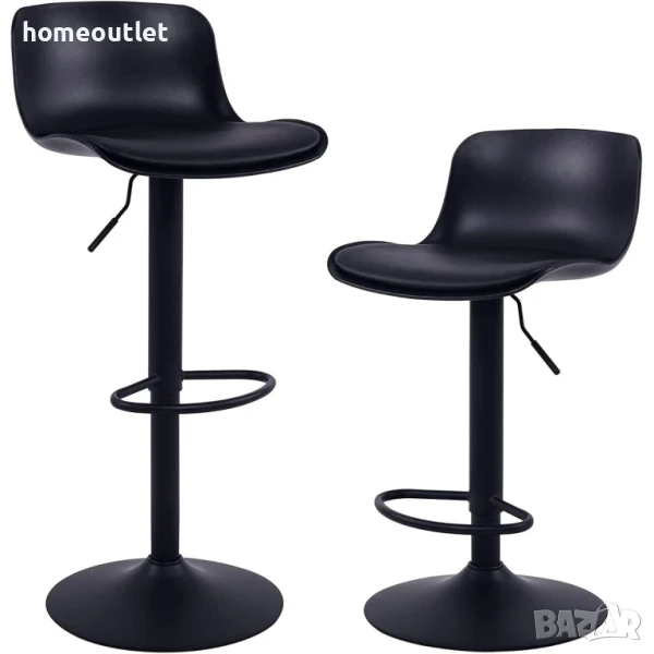 Комплект бар стол – 2 бр. – EUYY102-ALL-1909BK, снимка 1