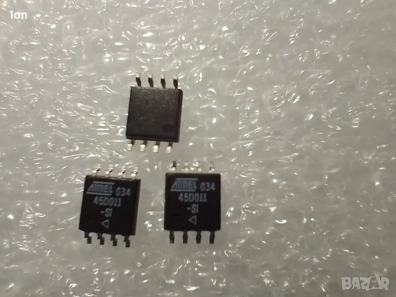 AT45D011 FLASH Memory IC 1Mbit SPI 15 MHz 8-SOIC, снимка 1