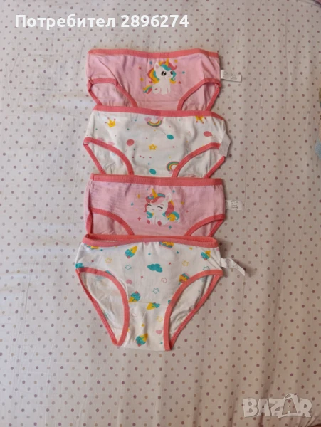  Гащички за момиченца, 3-4 г., снимка 1