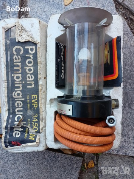 Немска газова лампа - (тип Петромакс), снимка 1