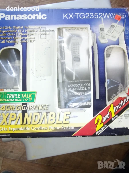 Безжичен телефон Panasonic kx-tg2352w, снимка 1