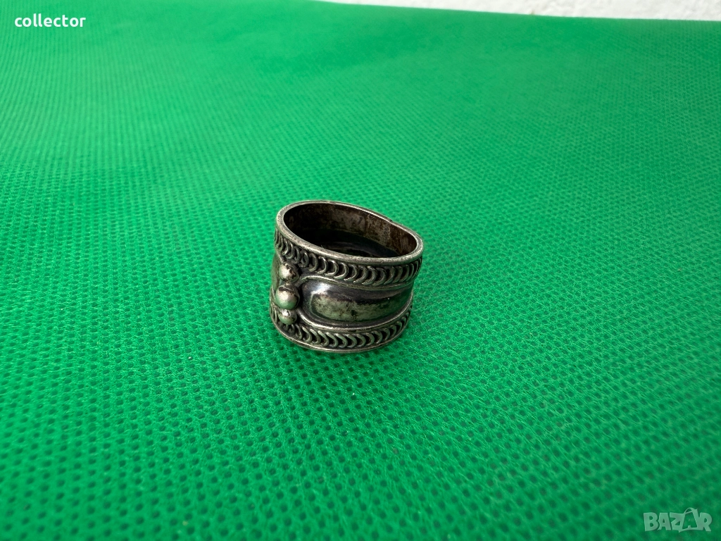 Ръчно изработен сребърен пръстен. №7633, снимка 1