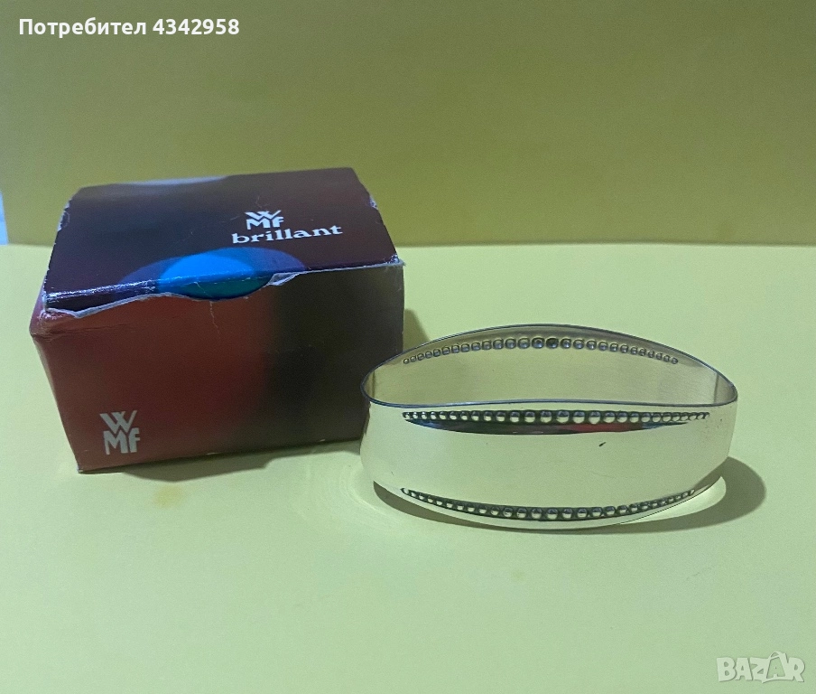 WMF Brilliant.Винтидж поставки за салфетки 2 броя. 1980-те. , снимка 1