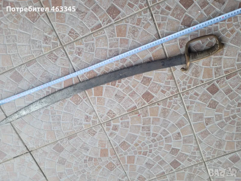 Сабя, палаш, нож, меч, брикет, снимка 1