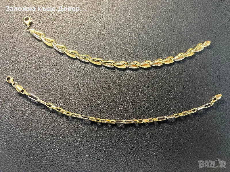 Златни гривни zlaten 14 K 585 gold griwna grivna, снимка 1