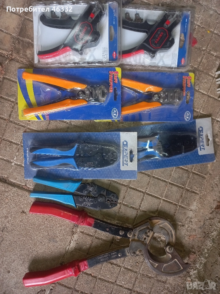 кримпващи клещи, снимка 1