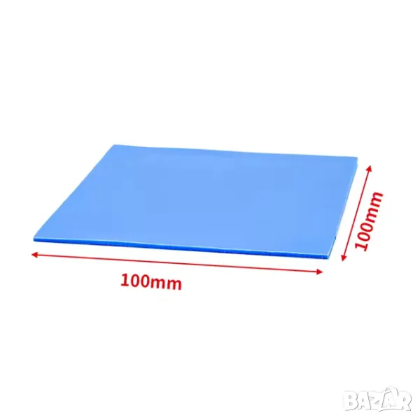 RGeek 6.0W/mK Термична силиконова подложка 100x100x0.5mm, снимка 1