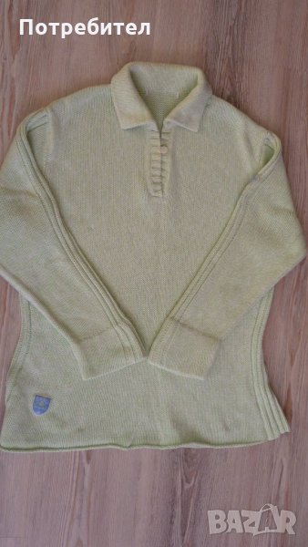 Пуловер с дълъг ръкав и яка ХЛ-2ХЛ, снимка 1