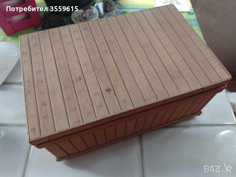 оригинална дървена кутия от Индонезия, от махагон, снимка 1