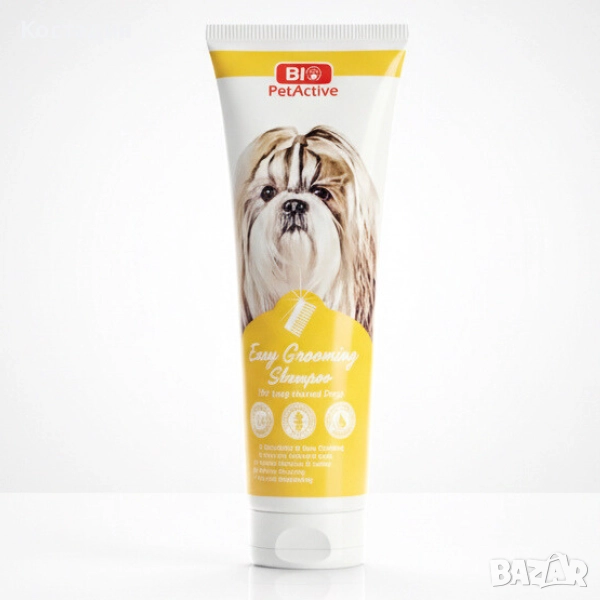 Шампоан за Дългокосмести Кучета - за Лесно разресване - 250ml- Easy Grooming Shampoo- Bio PetActive, снимка 1