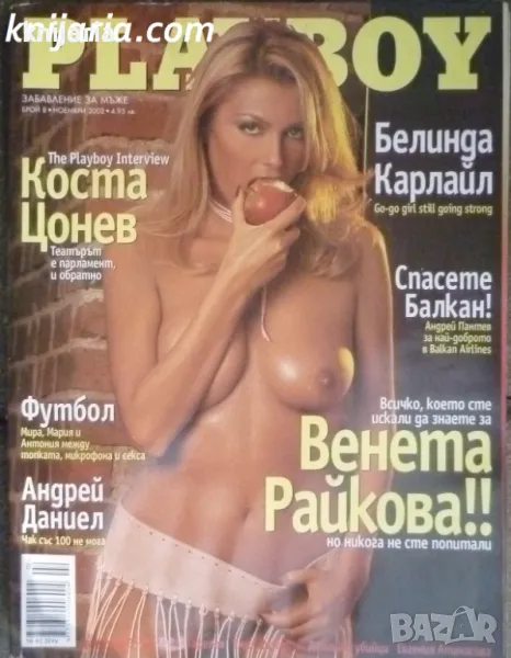 Списание Playboy Брой 8 ноември 2002, снимка 1