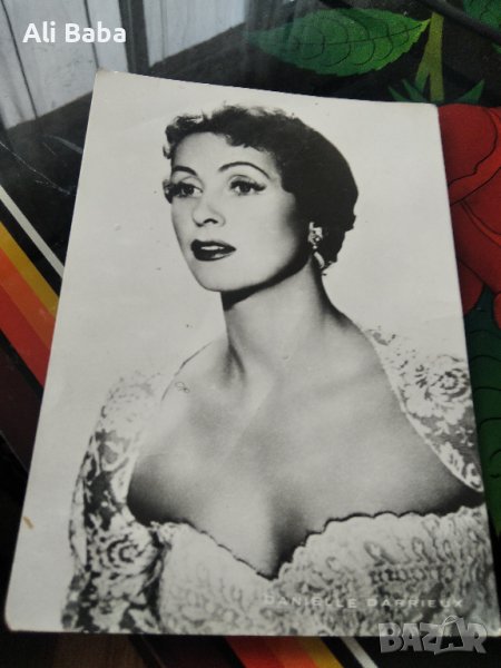 Картичка/снимка актриса Даниел Дарио, снимка 1