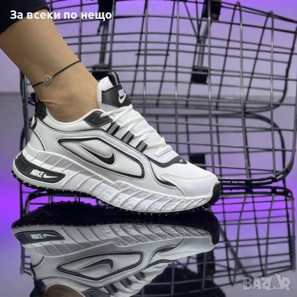 Nike Just do it Дамски Маратонки С Кутия👟Дамски Спортни Обувки Бяло И Черно Код SM-104, снимка 1