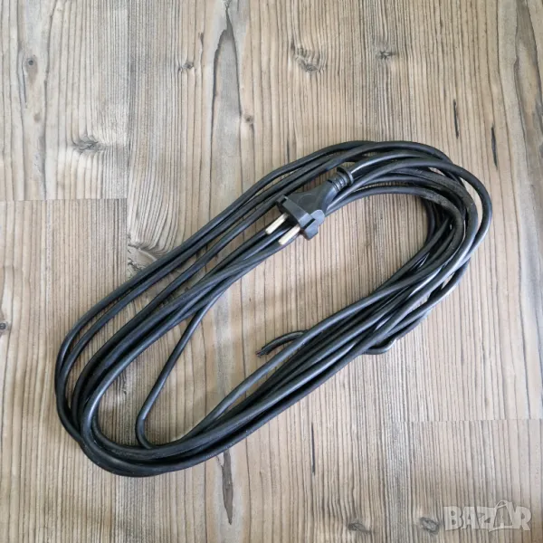 Захранващ кабел удължител 5.9 м, 2x0.75 мм², мед, 16 A, снимка 1