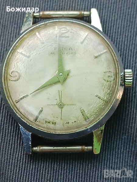 РЪЧЕН МЕХАНИЧЕН ЧАСОВНИК. " FLICA". Швейцария.80те.г., снимка 1