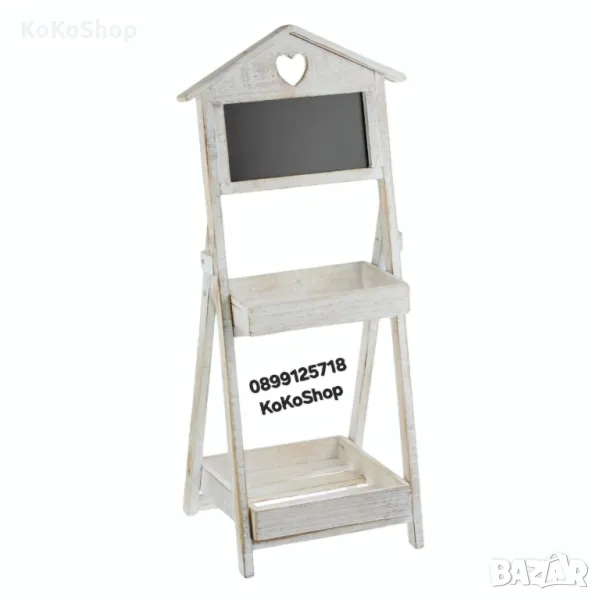 Цветарник-36x29x80 см./дървен цветарник на две нива/цветарник, снимка 1